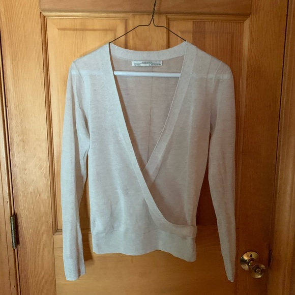 All Saints Beige Louis Jumper - Picture 2 of 4